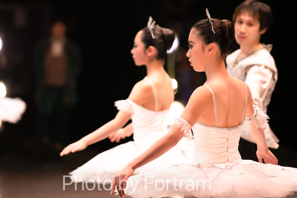 バレエ発表会のリハーサル写真